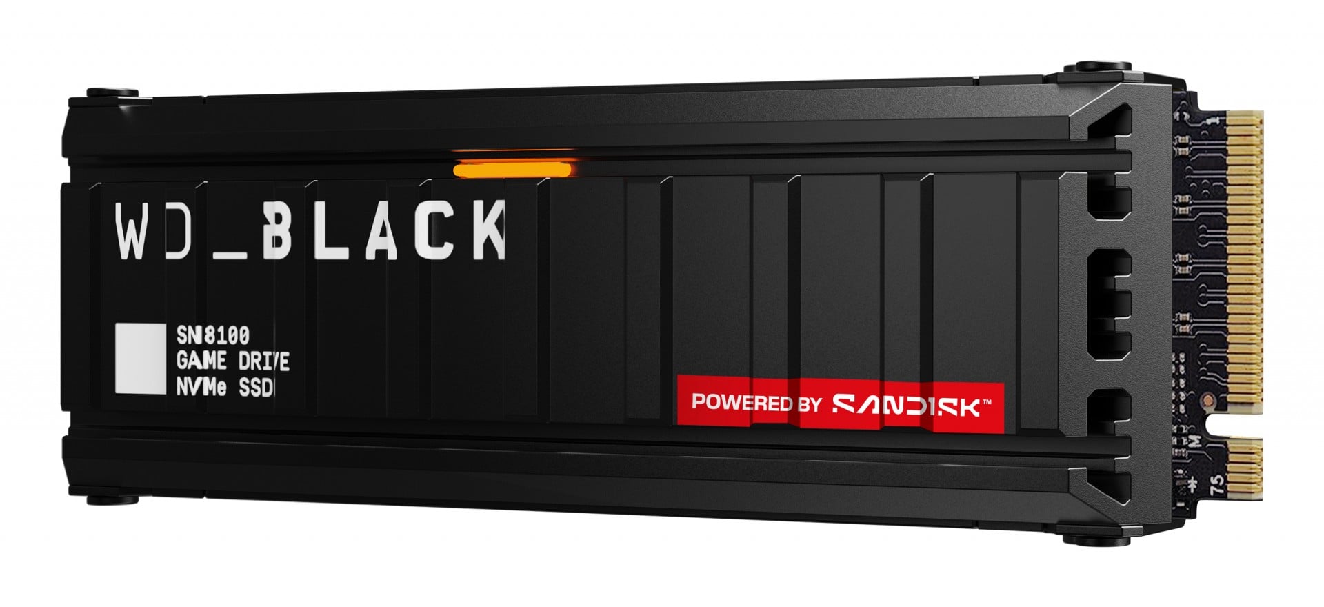 WD Black SN8100 NVMe SSD 2To M.2 2280 W/Heatsink POWERED BY SANDISK