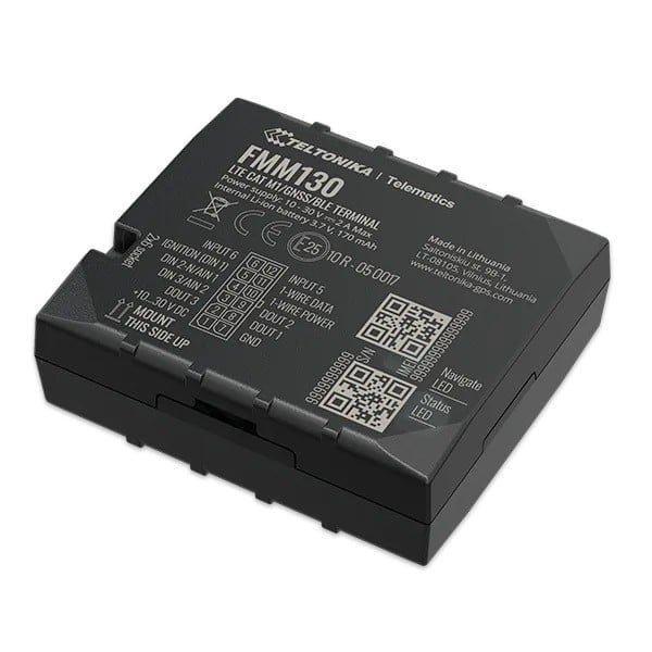 Teltonika FMM130 tracker GPS Voiture 0,128 GB Noir