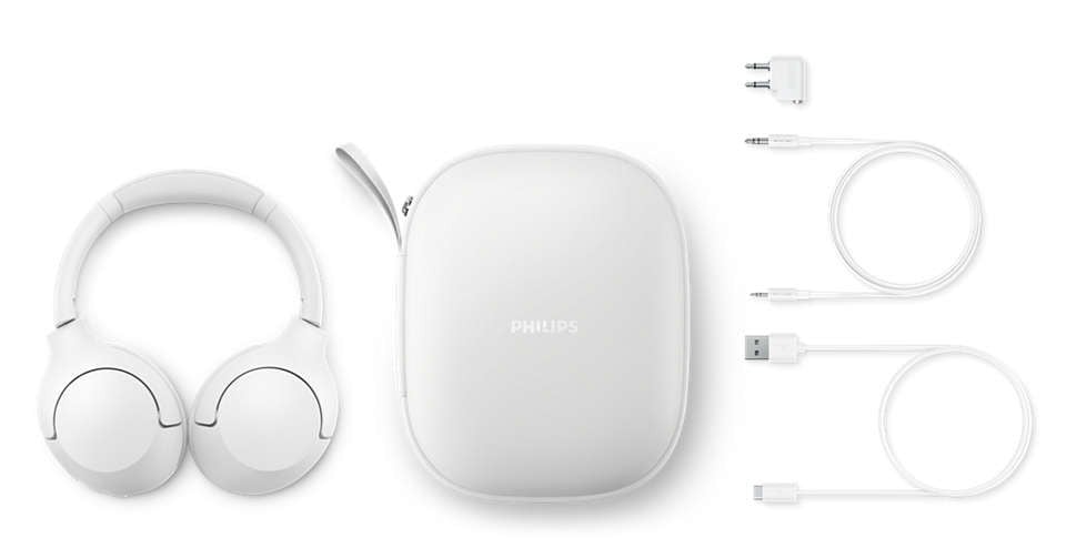 Philips TAH8506WT/00 casque Casques Sans fil Arceau Appels/Musique USB Type-C Bluetooth Blanc