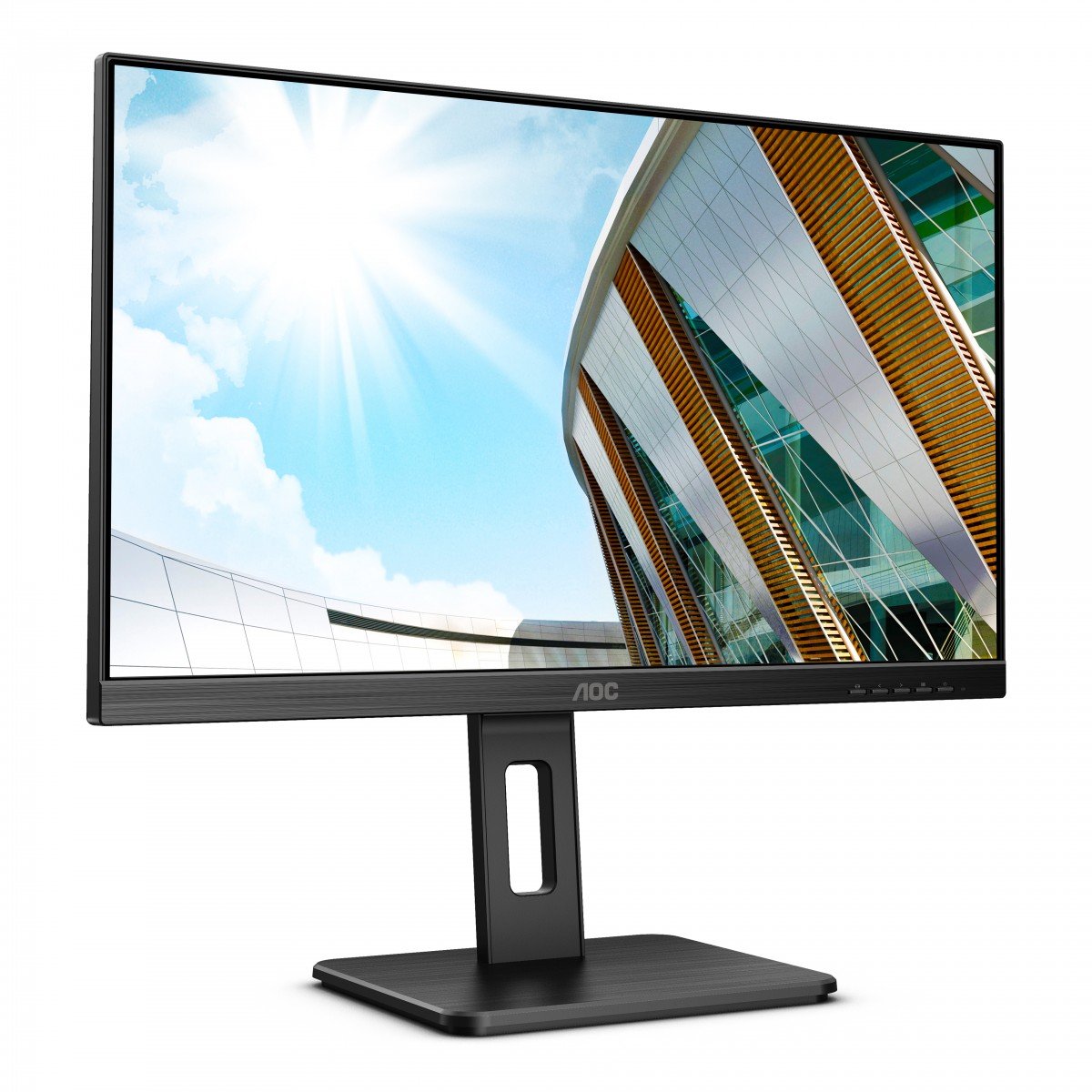 AOC Q24P2Q 23.8p 2560x1440 QHD IPS 250cd/m2 1000:1 4ms HDMI VGA DisplayPort haut-parleurs noir