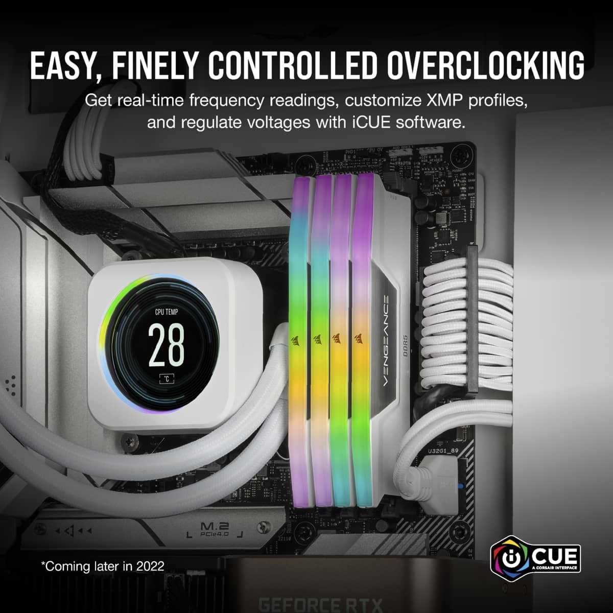 Module de mémoire Corsair Vengeance RGB 64 Go 2 x 32 Go DDR5