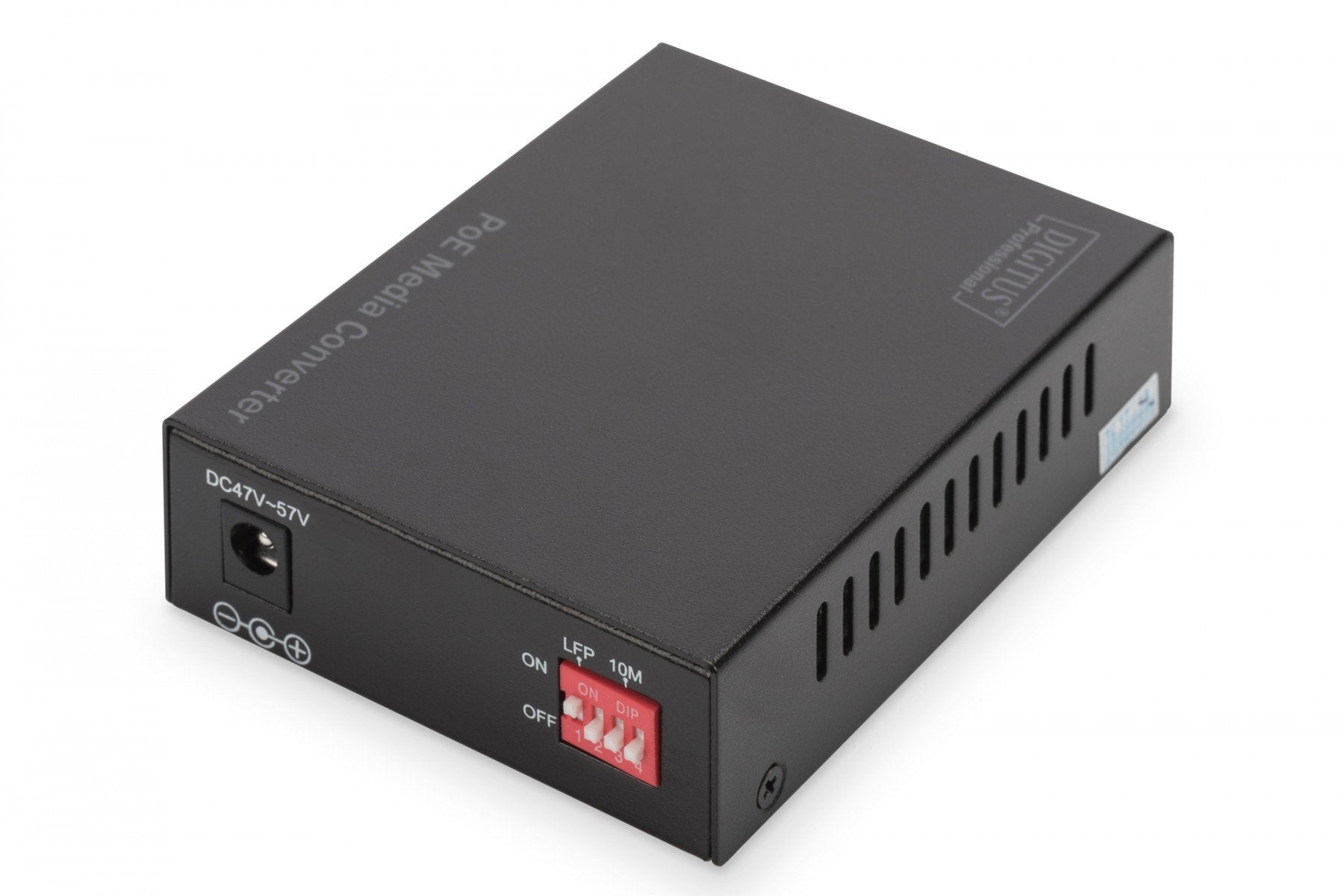 Digitus DN-82140 convertisseur de support réseau 1000 Mbit/s Noir