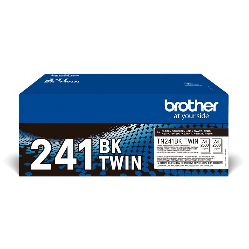 BROTHER TN241BK TWIN-pack black toners BK 2500pages/cartridge