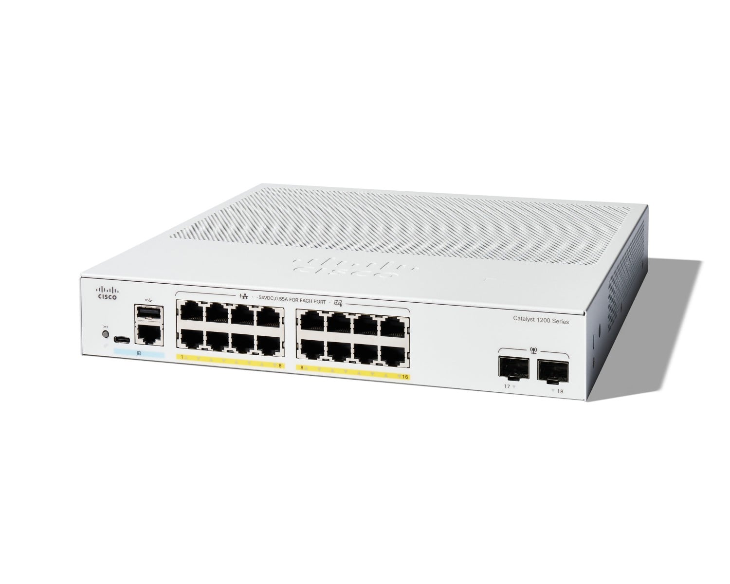 CISCO Catalyst 1200 16-port GE PoE 2x1G SFP