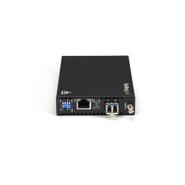 GbE Fiber Media Converter - SM LC 10 km