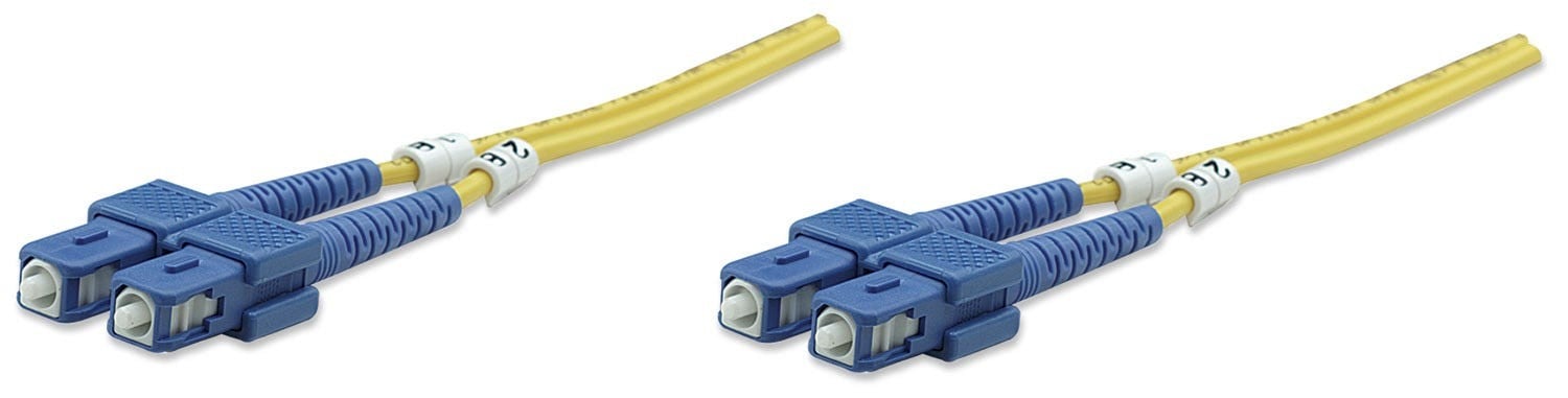 Intellinet 470605 câble de fibre optique 1 m SC OS2 Jaune