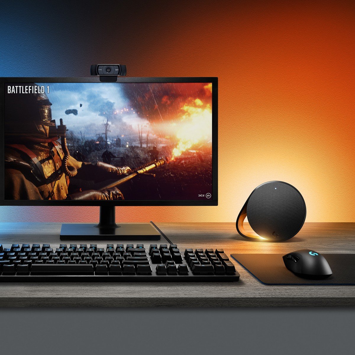 LOGITECH G560 Speaker system for PC 2.1-channel wireless Bluetooth USB 120 Watt Total