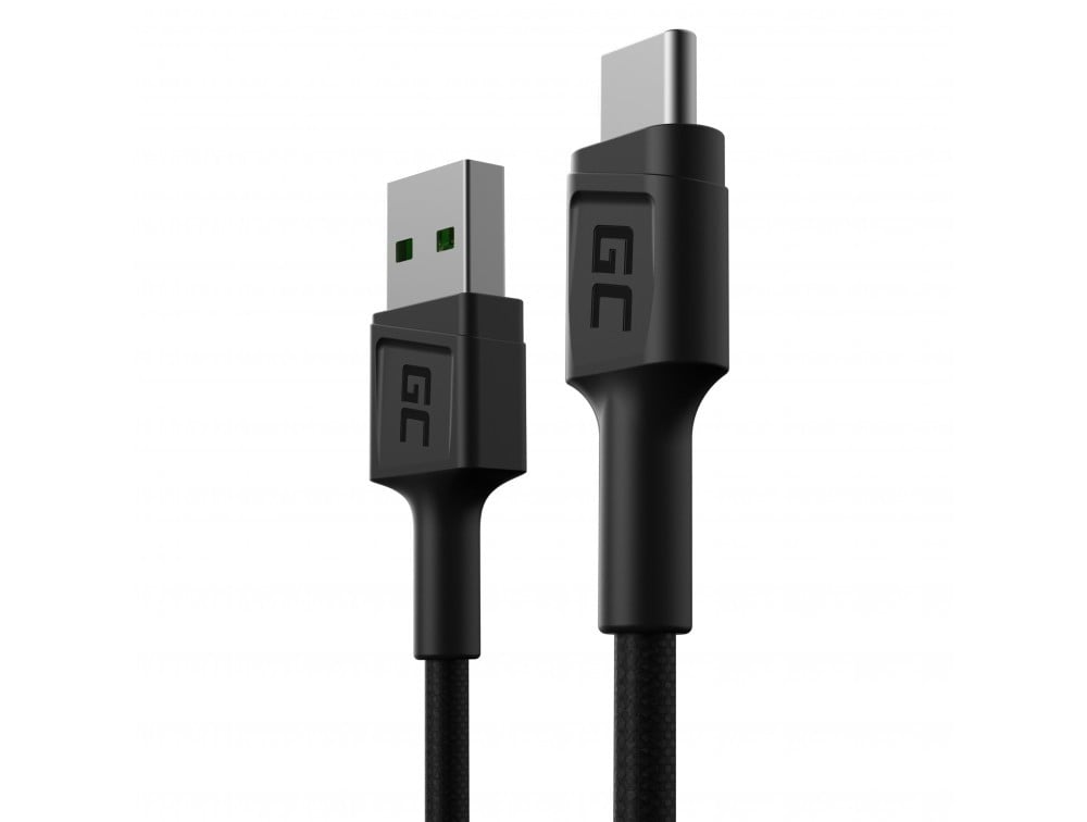 Green Cell KABGC25 câble USB 0,3 m USB A USB C Noir