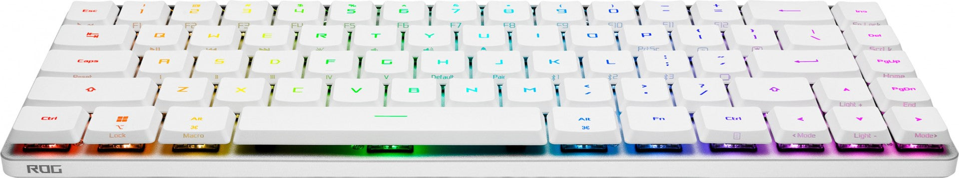 ASUS ROG Falchion RX Low Profile clavier Gaming USB + RF Wireless + Bluetooth Blanc