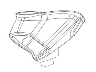 Zebra 21-71043-04R support Support passif Lecteur de code-barres