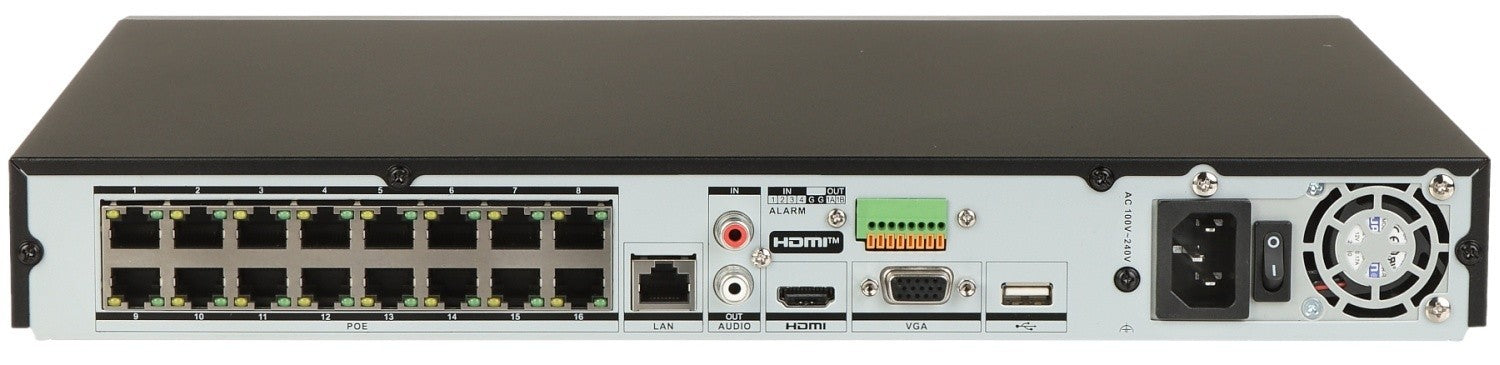 Hikvision DS-7616NXI-K2/16P(D) NVR PoE 16 canaux 1U K Series AcuSense 4K