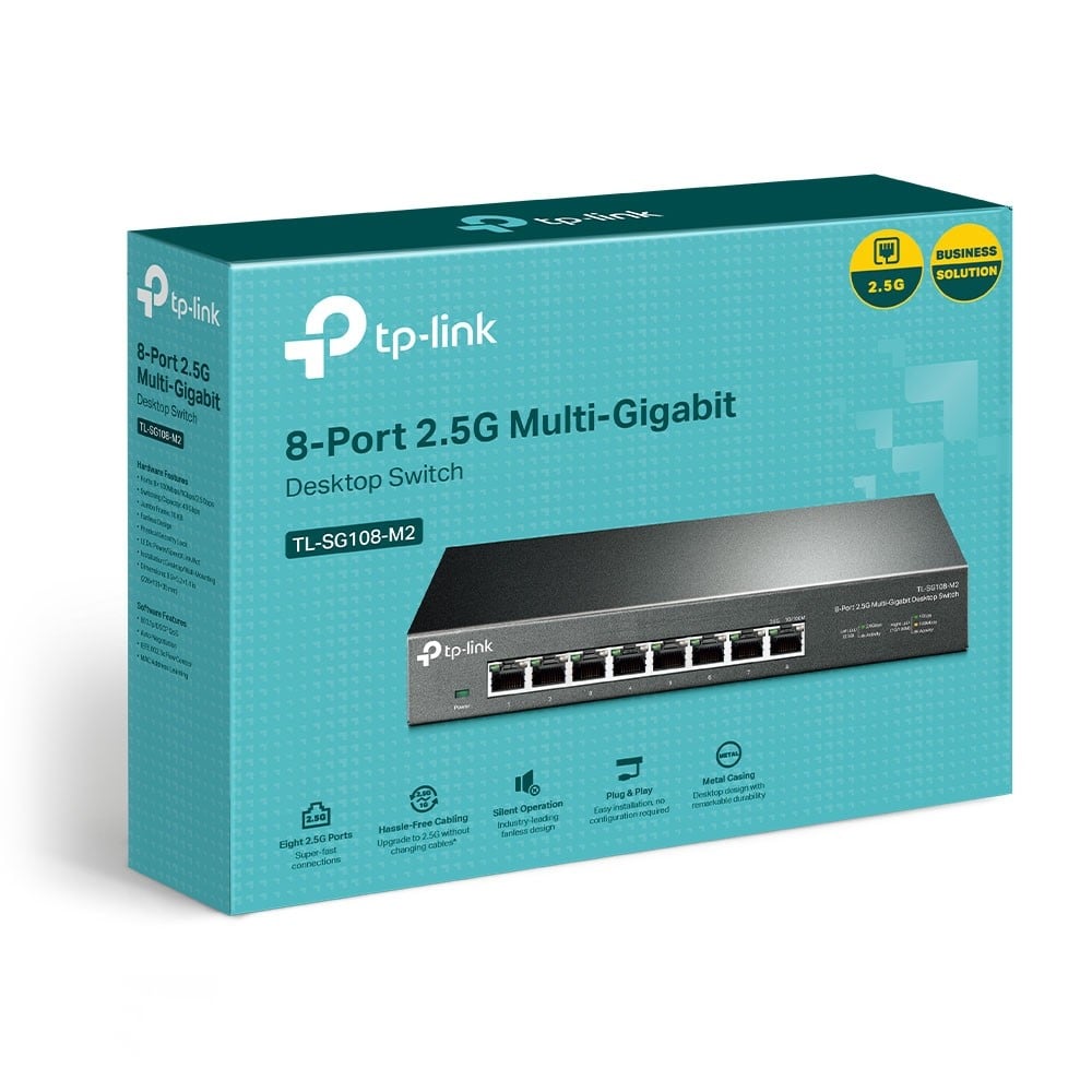 Omada 8-Port 2.5G Multi-Gigabit Desktop