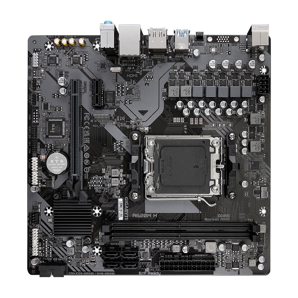GIGABYTE A620M H carte mere AMD A620 Emplacement AM5 micro ATX