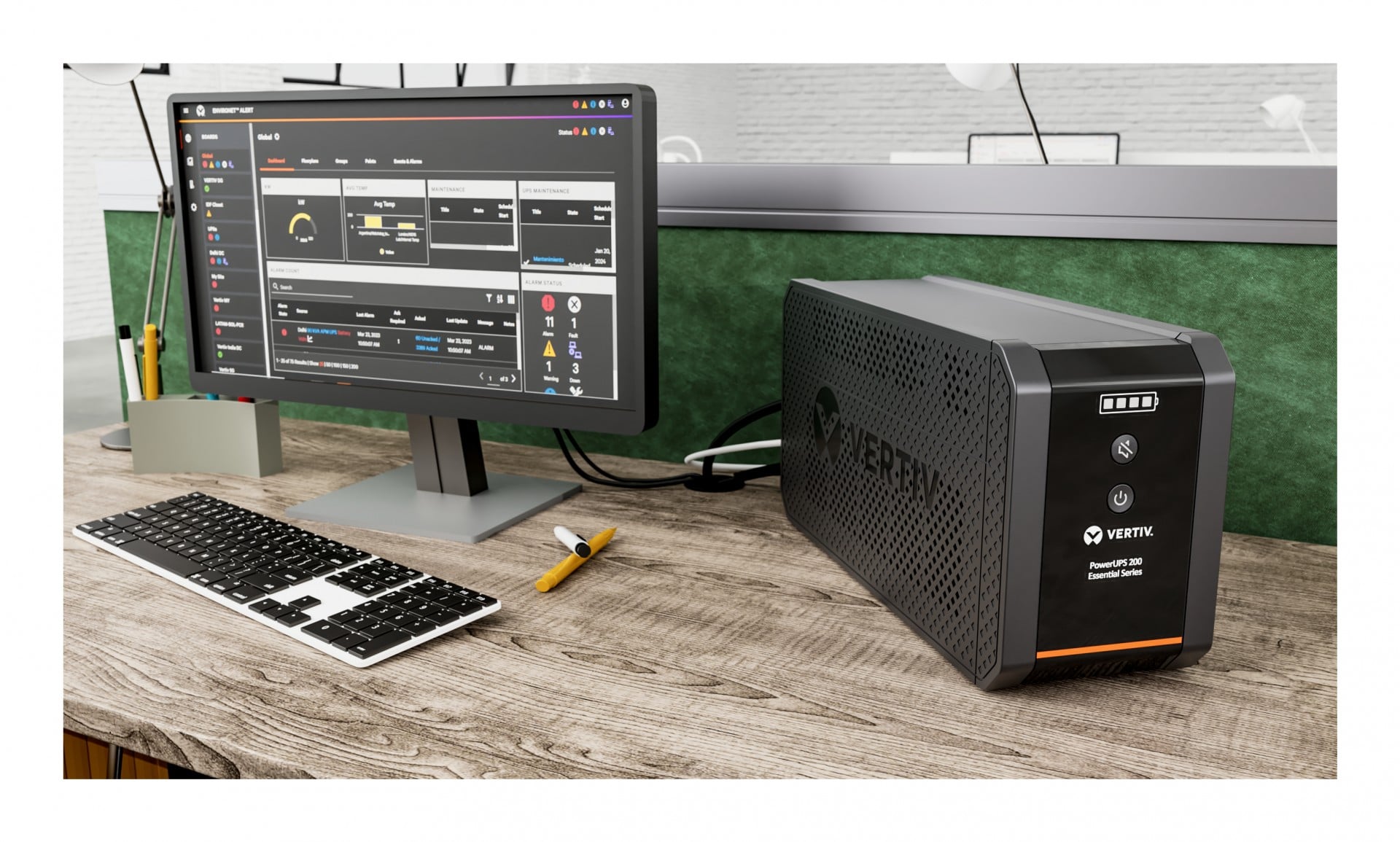 PowerUPS200Essential 1000VA/525W 230V Li