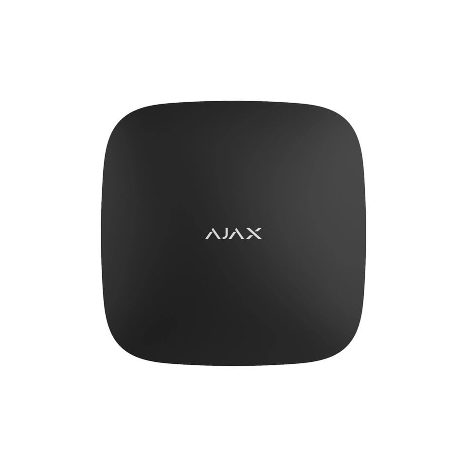 Ajax Systems 38236.01.BL1 Hub (2G) Jeweller - Panneau de contrôle d'alarme sans fil (SIM, 2G, Ethernet) noir