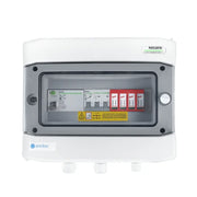 EMITER EM-276_AC Tableau de distribution AC, IP65, SPD AC Dehn type 2, disjoncteur 25A 3-F, RCD type A 40A/300mA