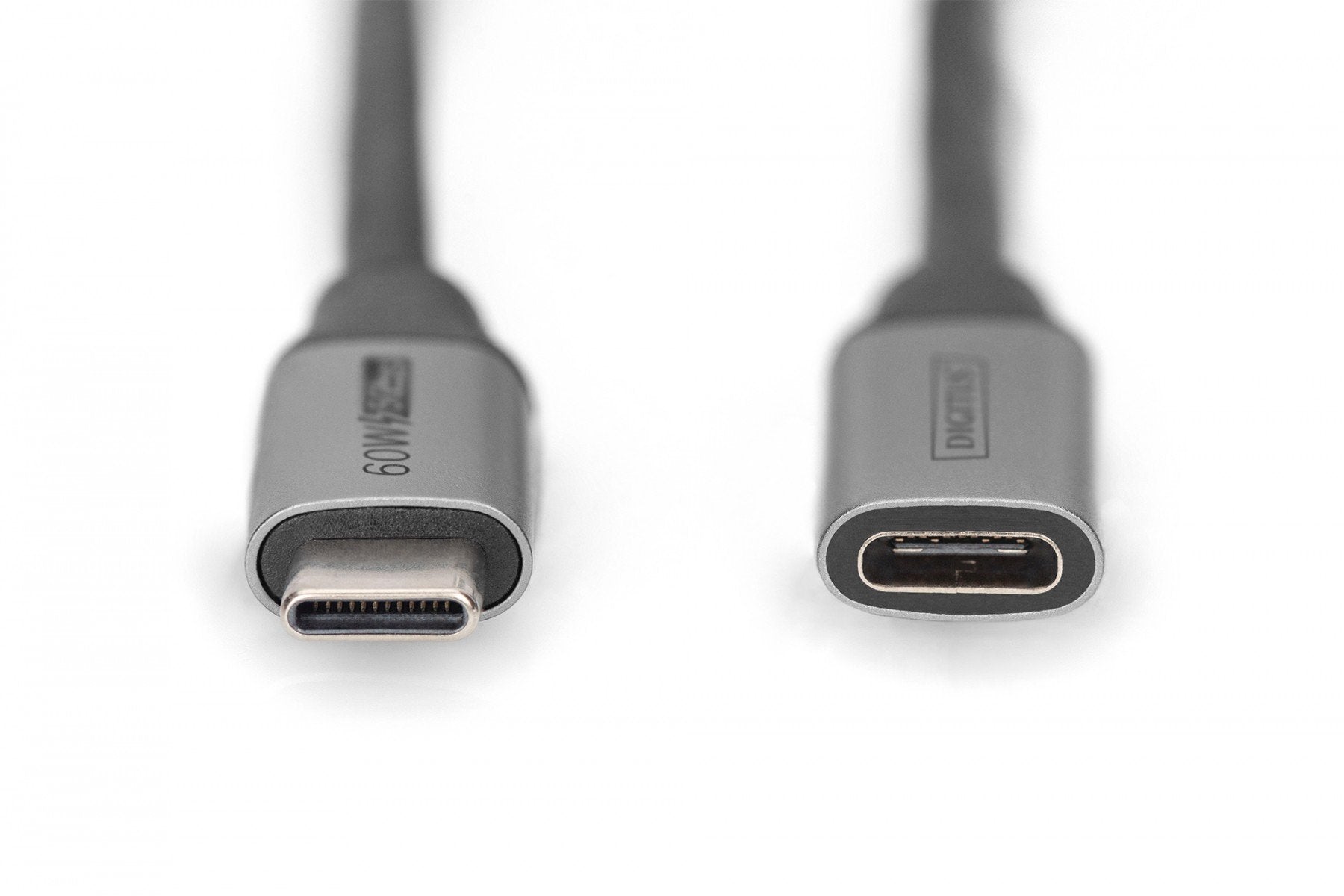 Digitus DB-300230-010-S câble USB USB 3.2 Gen 1 (3.1 Gen 1) USB C 5 Gbit/s 60 W Noir