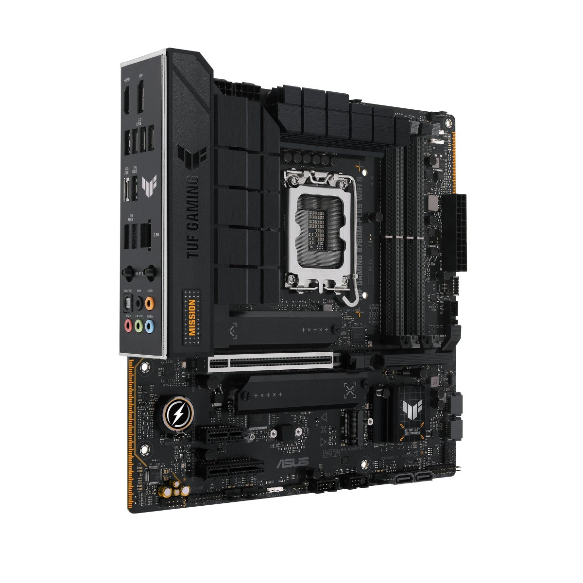 ASUS TUF GAMING B760M-PLUS WIFI II LGA 1700 4xDDR5 microATX 4xSATA MB 1xHDMI 1xDP 3xM.2