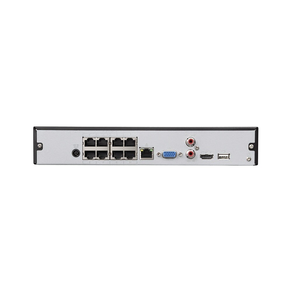 BCS BCS-L-NVR0801-4KE-8P(2L) Enregistreur IP 8 canaux avec PoE et prise en charge de la caméra 12MP