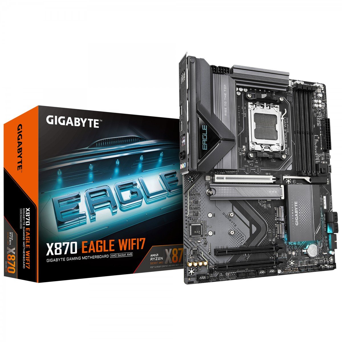 GIGABYTE X870 EAGLE WIFI7 carte mere AMD X870 Emplacement AM5 ATX