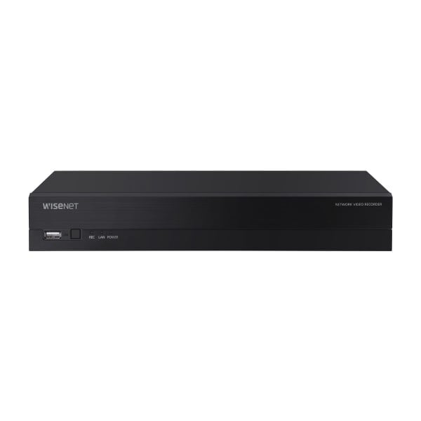Hanwha XRN-420S Enregistreur vidéo sur réseau Noir