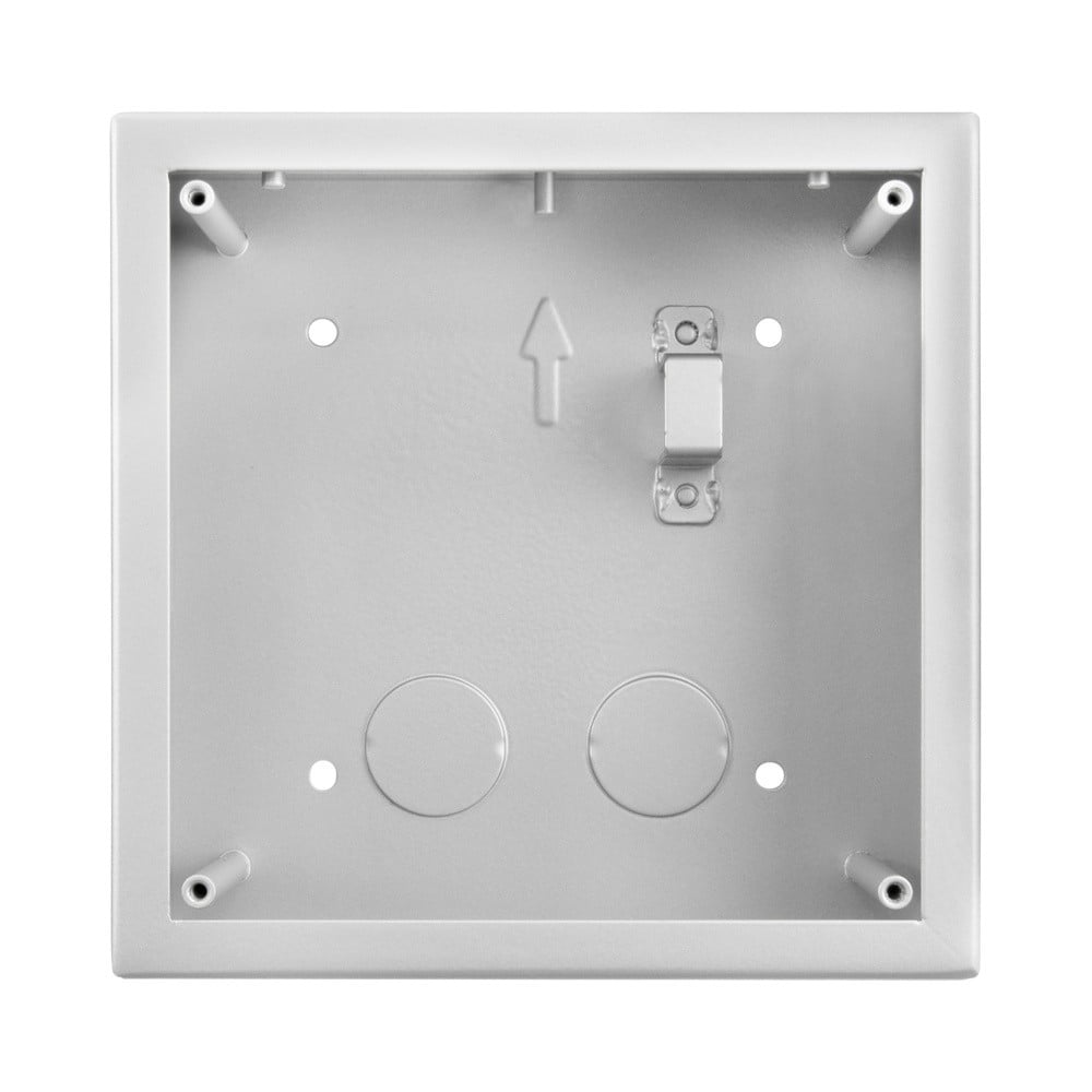 BCS BCS-PN11-N Boîtier de montage en surface avec toit pour interphone vidéo argenté