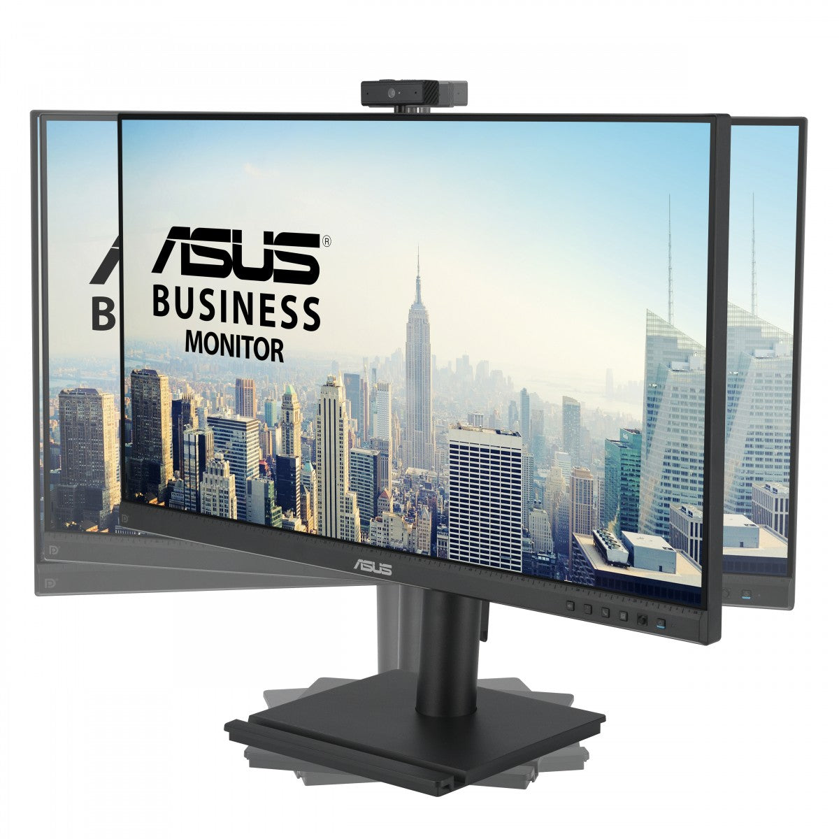 ASUS BE279QFK Video Conferencing Monitor 27p IPS WLED FHD 16:9 100Hz 250cd/m2 5ms HDMI DP D-Sub 2.0M Camera Black
