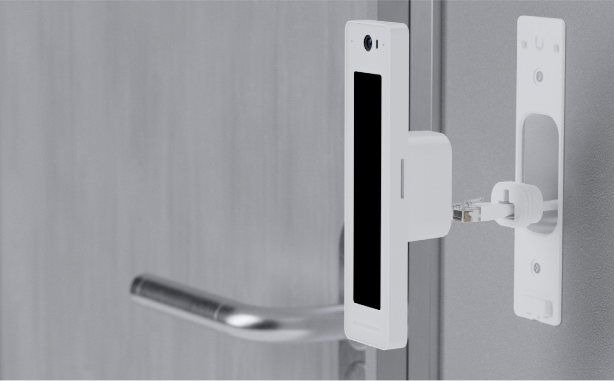 "Ubiquiti UA-G2-Pro-Black Lecteur UniFi Access de 2eme génération intérieur/extérieur pour les organisations, avec écran tactile, audio bidirectionnel et caméra "