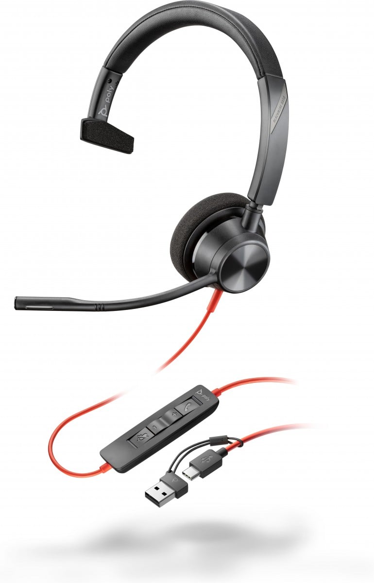 Poly BW 3310 Mono USB-C HS+USB-C/A