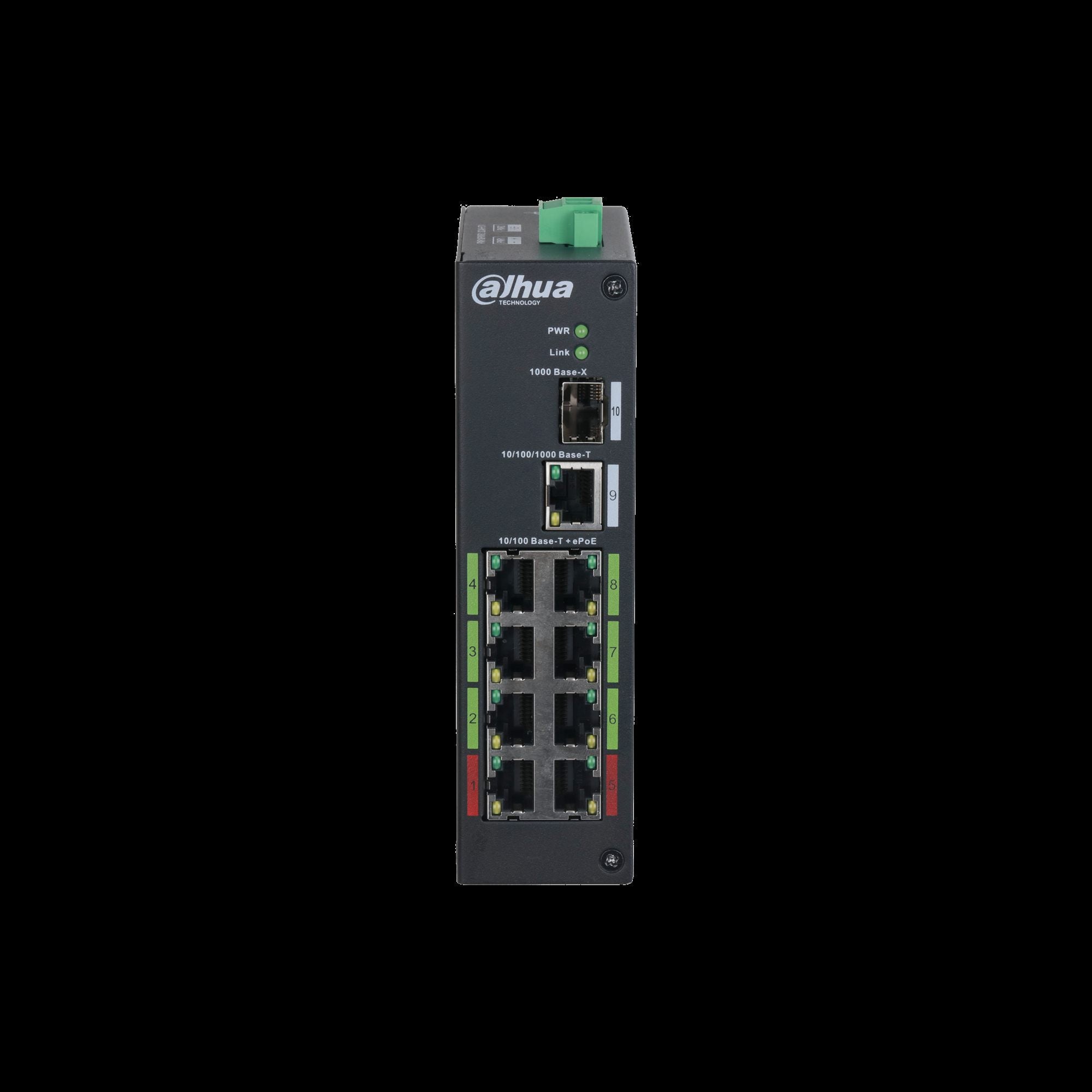 Dahua LR2110-8ET-120-V2 Commutateur non géré 10 ports avec 8 ports ePoE