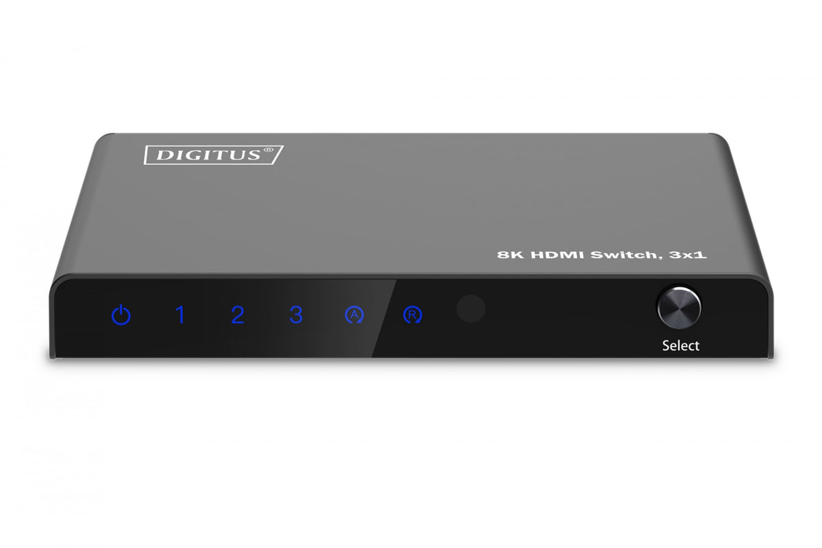 Commutateur HDMI 3x1, 8K/60Hz (4:4:4) avec HDR, 48 Gbps, HDCP 2.3