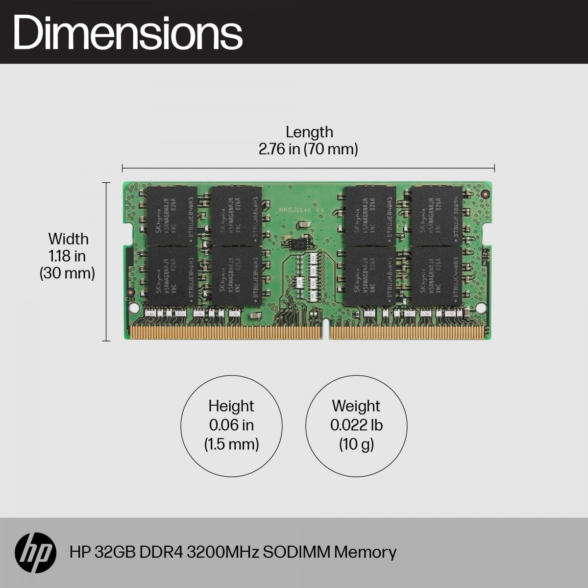 HP 16GB DDR4 3200 SO DIMM