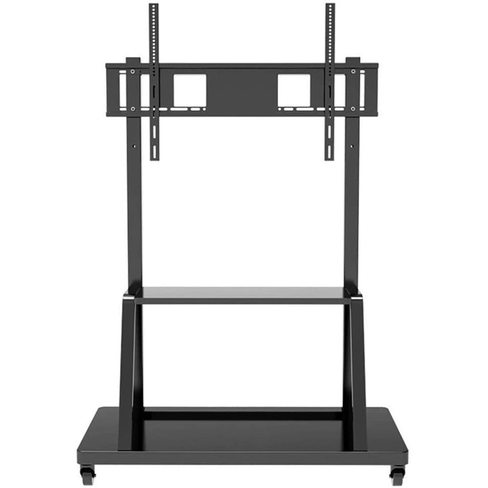 "Techly ICA-TR30 Support TV mobile 55-100"" jusqu'a 150kg réglable 2 étageres"