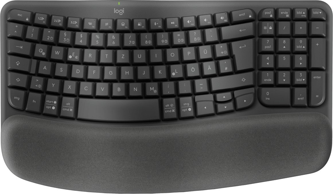 Logitech 920-012327 clavier Bureau RF sans fil + Bluetooth QWERTZ Allemand Graphite