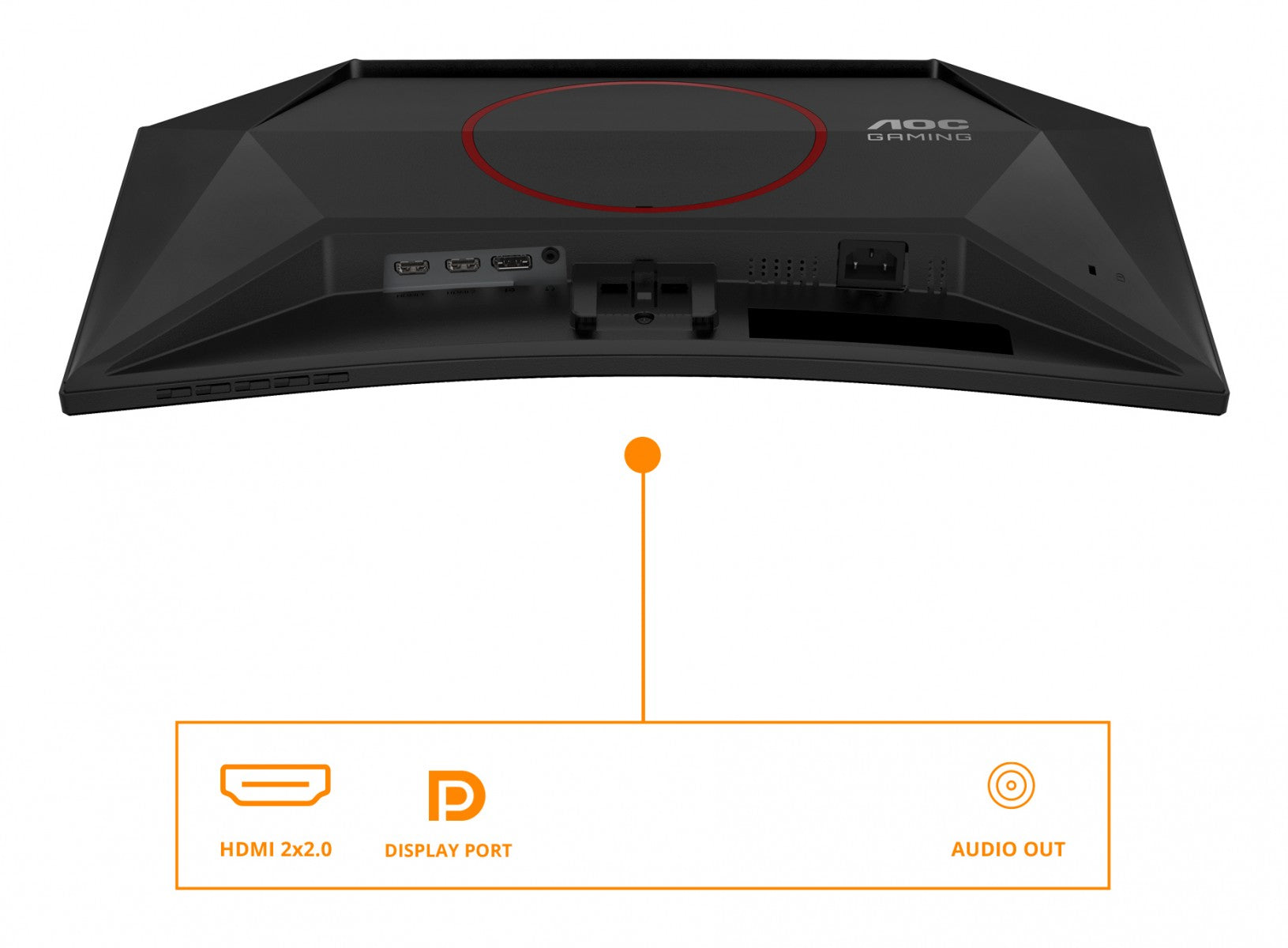 AOC C24G42E 23.6p Curved Fast VA FHD 180Hz 0.5ms 250cd/m2 HDMI 2.0 DP1.4 Speakers