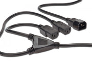 Digitus AK-440400-017-S câble électrique Noir 1,7 m IEC C14 Coupleur C13