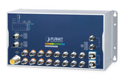 PLANET ITS-6326-8P10T2XS-WV commutateur réseau Géré L3 Aluminium, Bleu