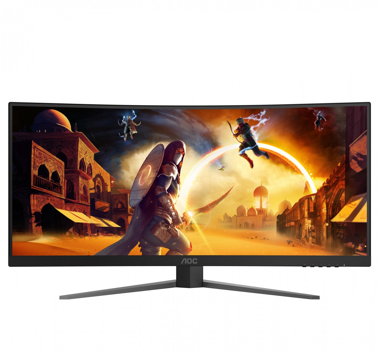 AOC CU34G4 34p Curved Fast VA UWQHD 21:9 180Hz 0.5ms 300cd/m2 HDMI 2.0 DP1.4 Speakers