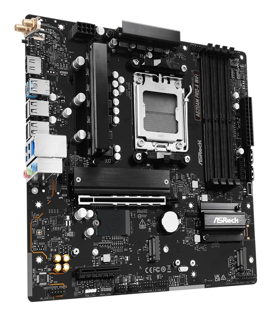 Asrock A620AM PRO-A WIFI carte mere AMD A620 Emplacement AM5 micro ATX