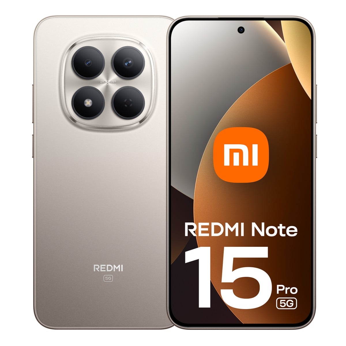 "Xiaomi Redmi Note 15 Pro 5G 17,4 cm (6.83"") 8 Go 256 Go 6580 mAh Titane"