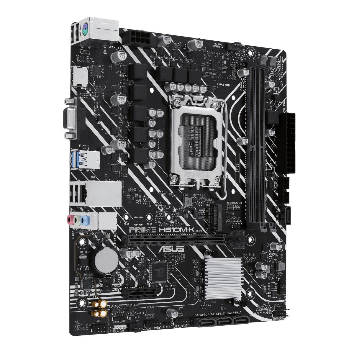 ASUS PRIME H610M-K LGA 1700 2DDR5 microATX 4xSATA MB 1xHDMI 2.1 1xD-Sub 1xM.2