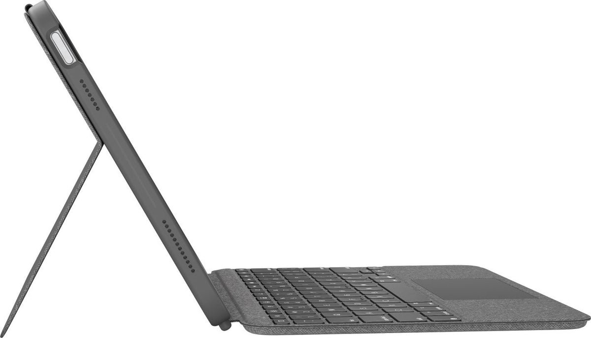 Logitech Combo Touch QWERTY US International Smart Connector Gris