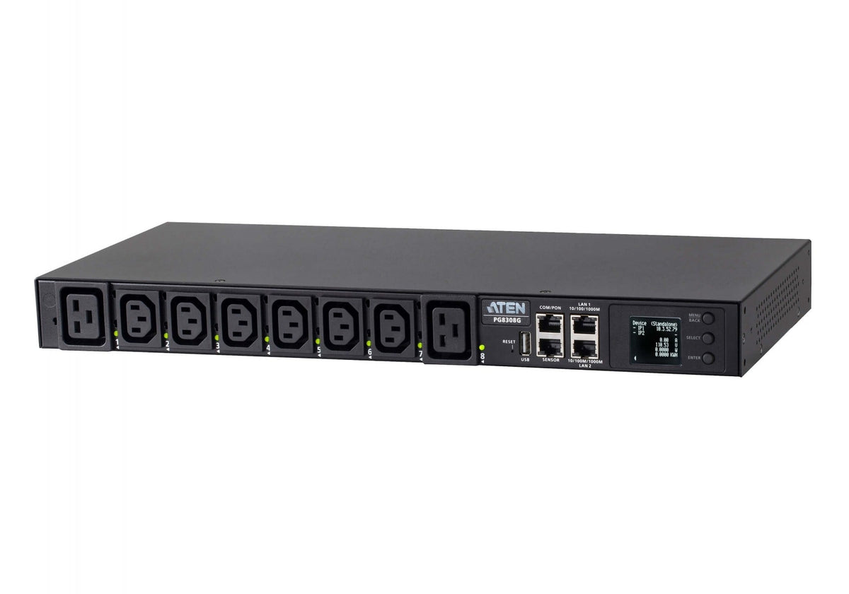Aten PG8308G-AT 32A 8-Prise 1U Prise-Avec Mesure & Commutateure