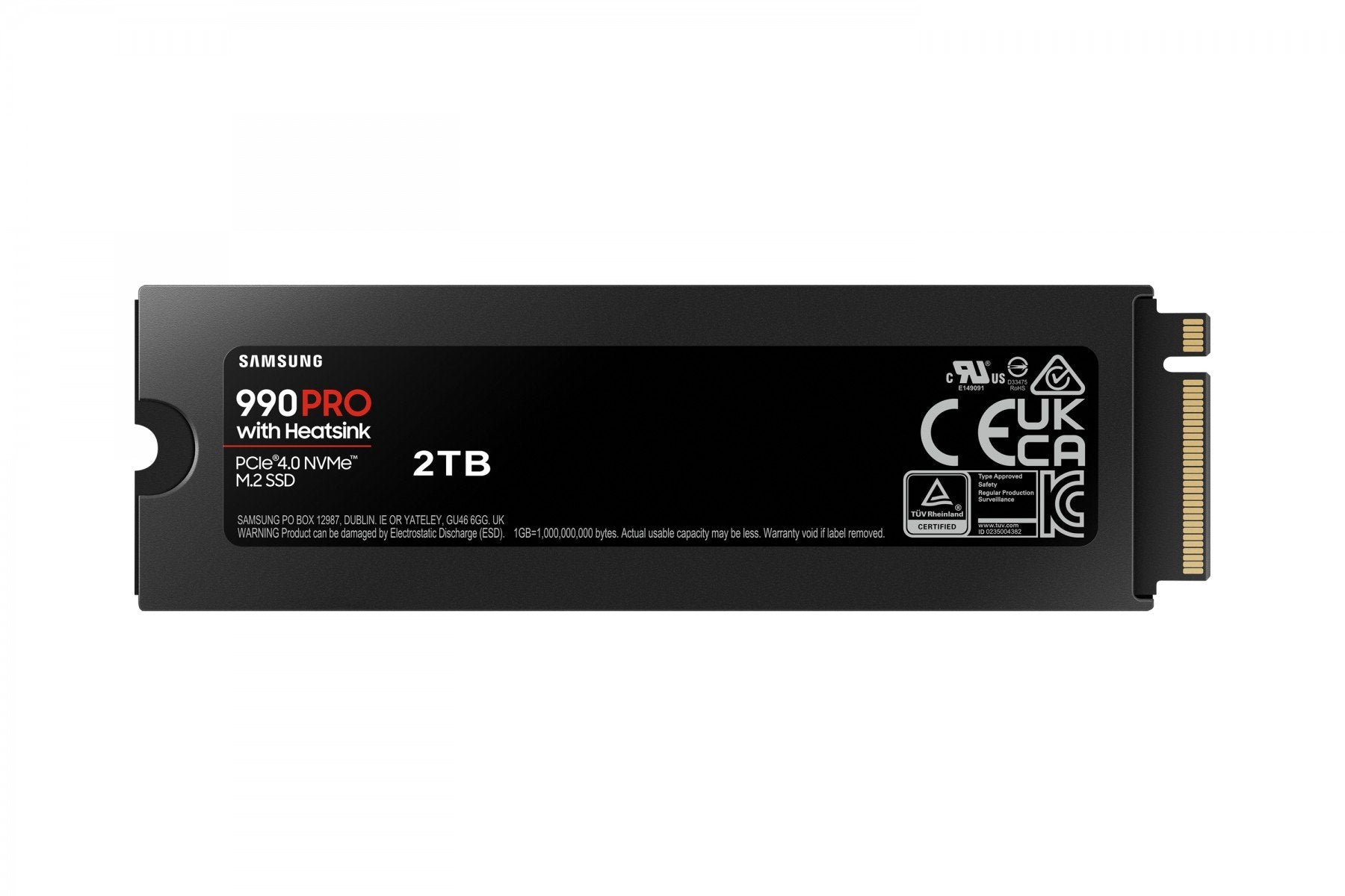 Samsung 990 PRO 2 To M.2 PCI Express 4.0 NVMe V-NAND MLC