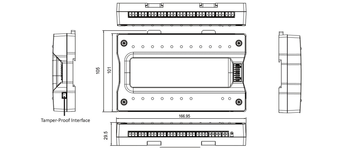 Hikvision DS-K2M0016A Sous-contrôleur d'ascenseur