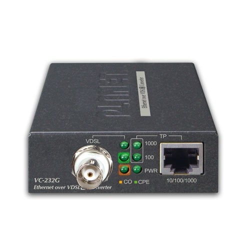 PLANET VC-232G convertisseur de support réseau 300 Mbit/s Noir