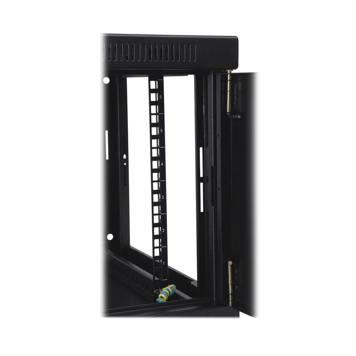 EATON TRIPPLITE 9U Wall Mount Rack Enclosure Server Cabinet w/ Acrylic Glass Front Door Rack cabinet wall mountable Black 9U 19