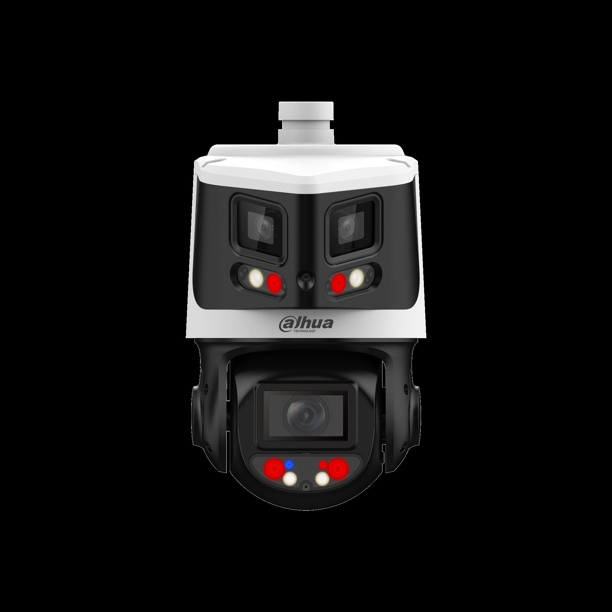 Dahua SDT3E410-8P-MB-A-PV1 Caméra panoramique et PTZ 8MP+4MP 10x Starlight TiOC, réseau