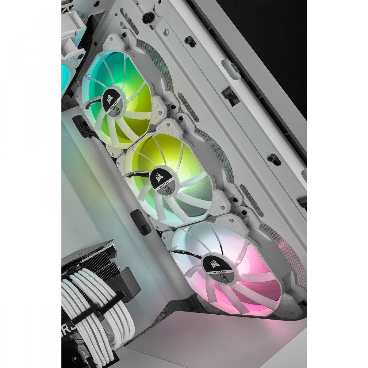 Corsair SP120 RGB ELITE Boitier PC Ventilateur 12 cm Blanc 3 piece(s)