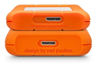 LACIE RUGGED MINI drive 4TB Shock/ rain/ pressure resistant USB3.0 2,5inch orange